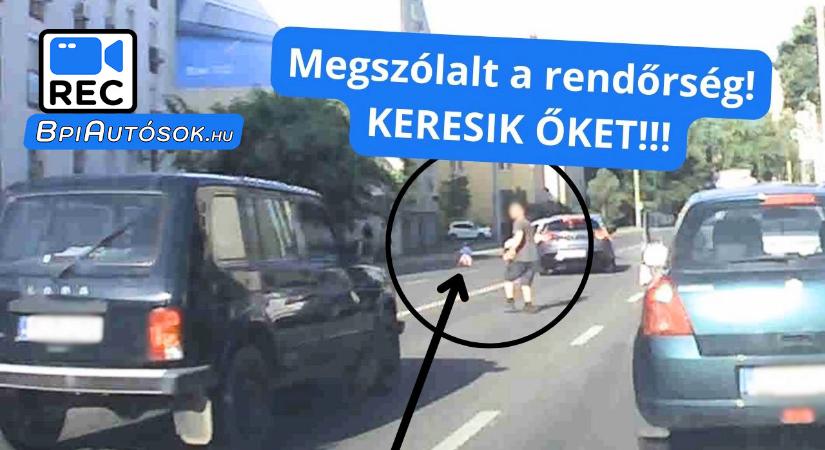 Megszólalt a rendőrség a kisgyermekes videónk kapcsán: „Keressük a hősöket!”