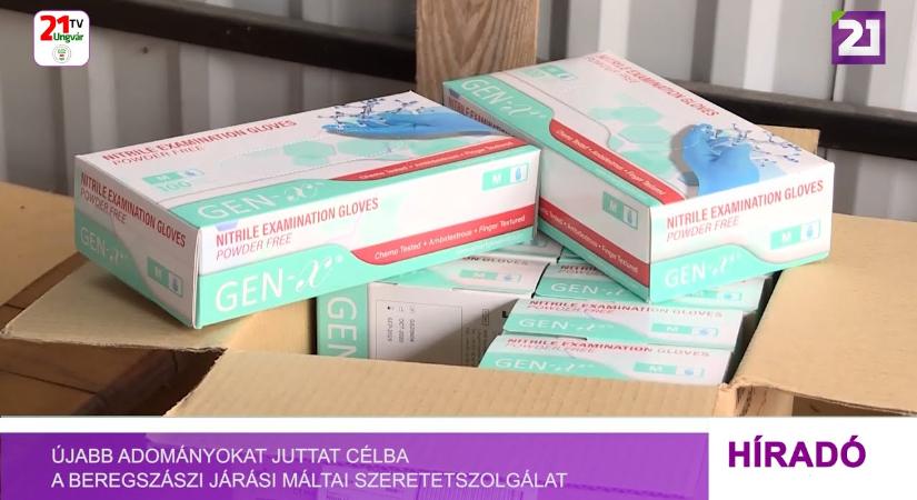 Újabb adományokat juttat célba a Beregszászi Járási Máltai Szeretetszolgálat (videó)