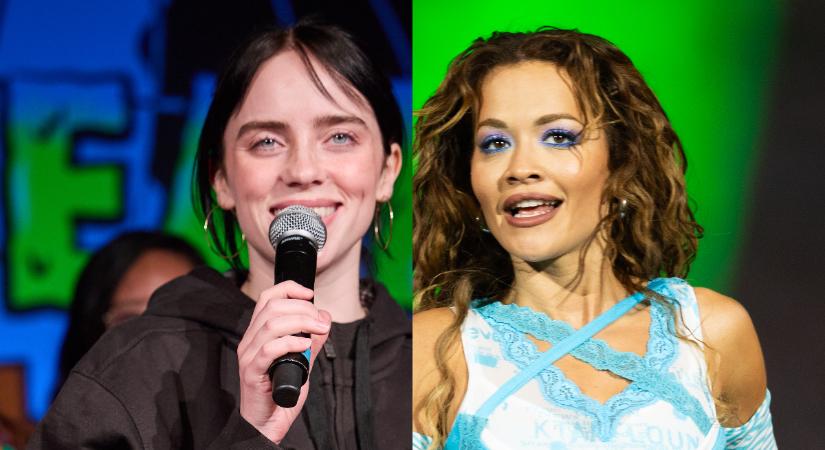 Billie Eilish parfümöket tesztelt, Rita Ora rajongókkal szelfizett