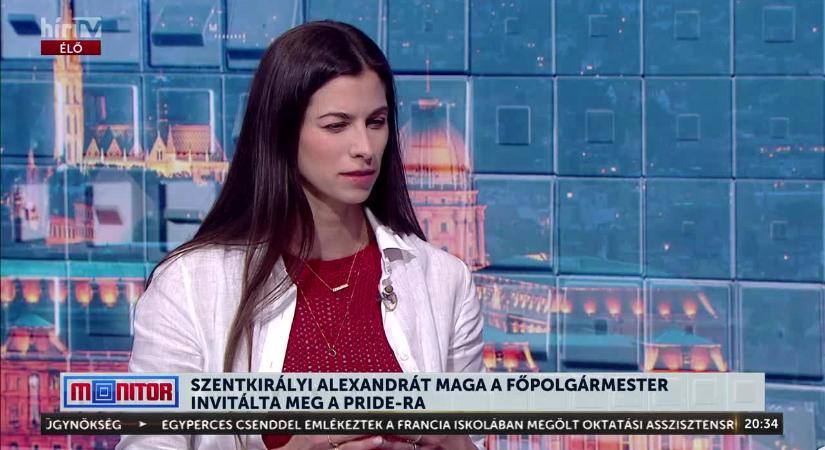 Monitor - Szentkirályi Alexandrát maga a főpolgármester invitálta meg a pride-ra  videó
