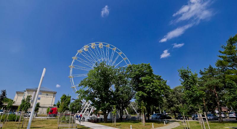 Szombattól pörög a bükfürdői óriáskerék
