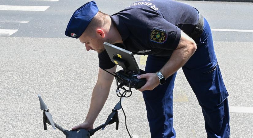 Drónokat kellett bevetniük a rendőröknek Kaposváron