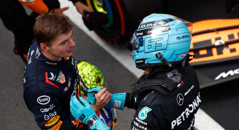 Russell Verstappenről: Ha valaki folyamatosan szabálytalanul vezet, viselnie kell a következményeket