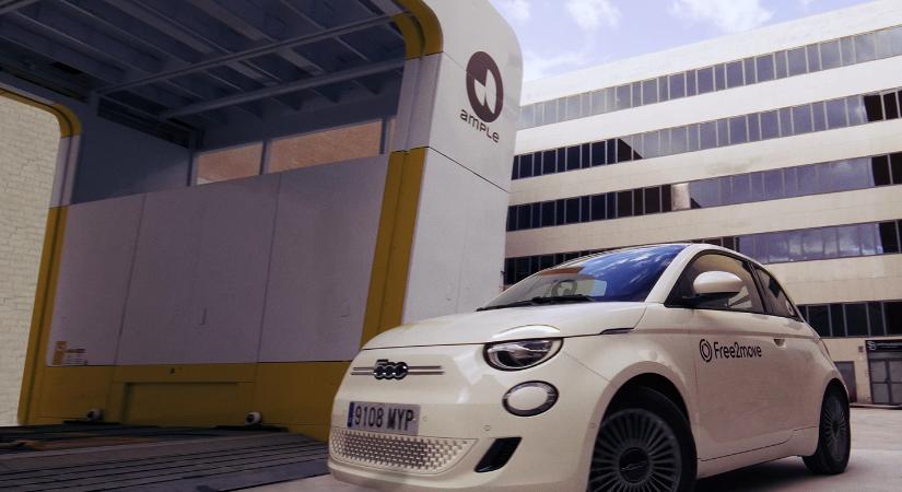 Már nem csak kínaiak csinálják: öt perc alatt teli az aksi a Fiat kisautóiban