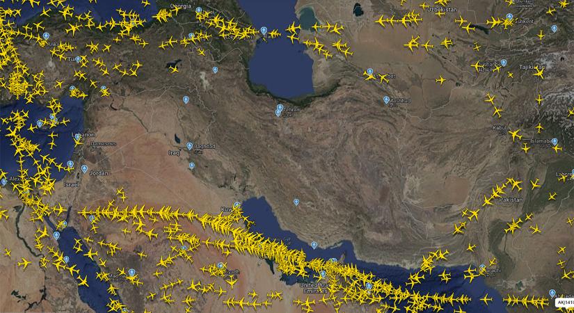 Lezárta légterét Irán az izraeli légicsapások után