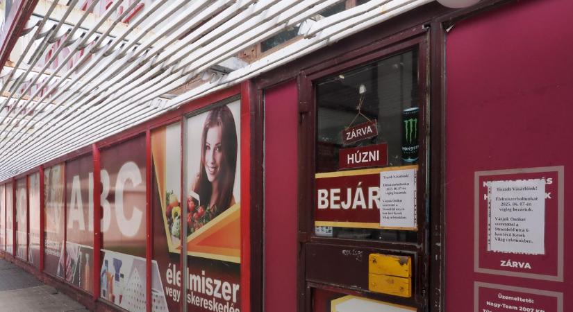 Fél évszázad után végleg bezárt az élelmiszerbolt