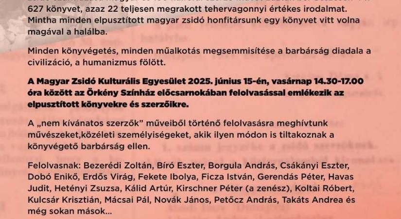 Megvan az Ünnepi Könyvhét első tiltakozása a gyűlölet ellen
