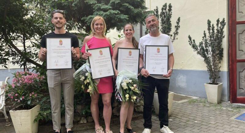 Szász Borisz, Liszi Melinda és Tege Antal az évad színészei Békéscsabán