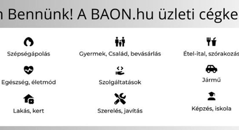 Bízzon bennünk – Az Ön üzleti partnerkeresője a Baonon