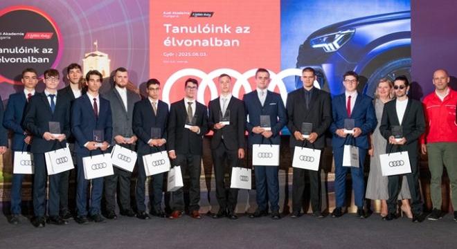 Audi Hungaria: Idén is méltatták a duális képzés legkiválóbb fiataljait