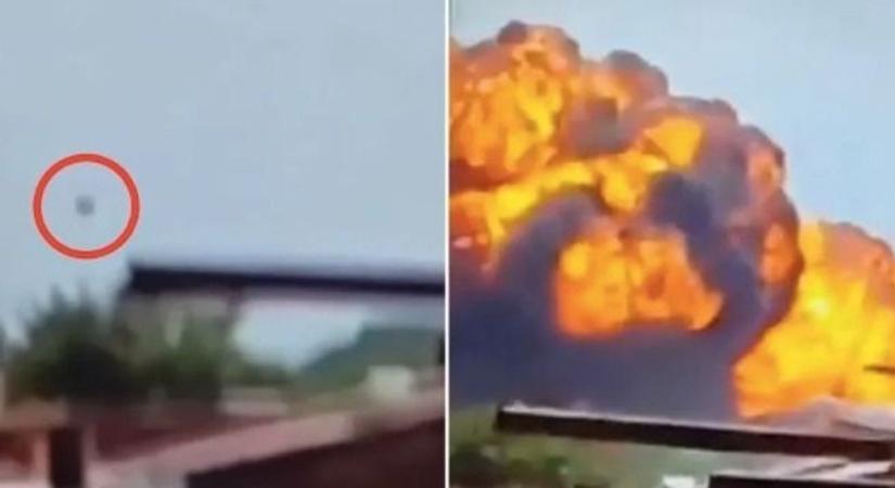 Ez menthette meg az egyetlen túlélőt: drámai felvételen a lezuhant indiai gép leszakadó ajtaja (VIDEÓ)