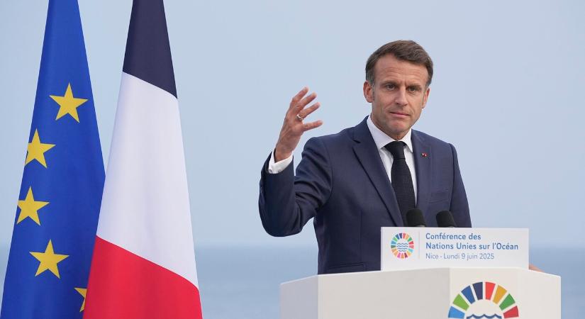 Macron: Franciaország megerősíti, hogy Izraelnek joga van megvédeni magát