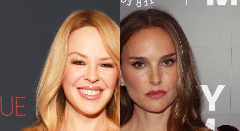 Kylie Minogue kisfiúval cukiskodott, Natalie Portmant a pasijával látták