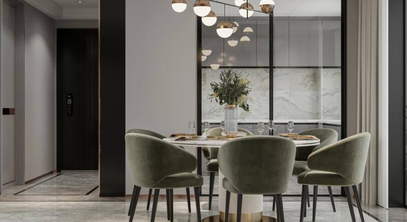 A modern és elegáns ebédlő titka ebben a 3 lakberendezési trükkben rejlik