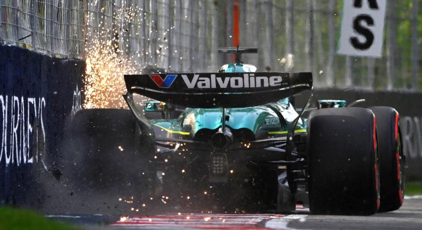 F1: Azonnal autót tört a hazai pilóta az edzésen