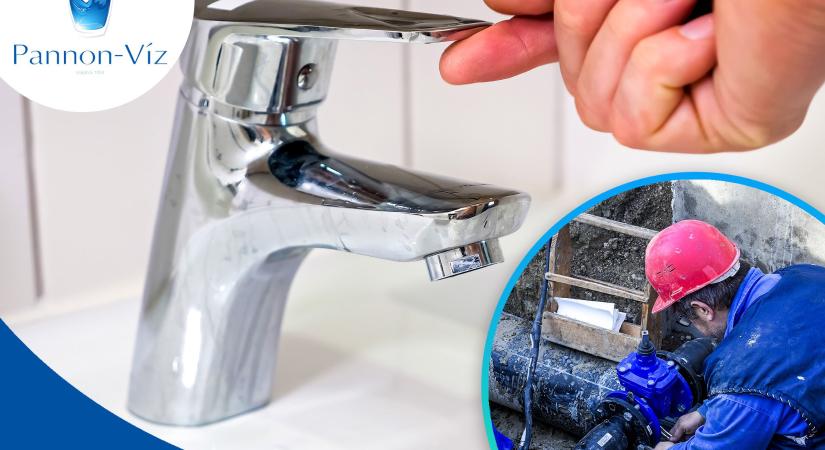 Csőtörés történt Ikrényben a Győri úton