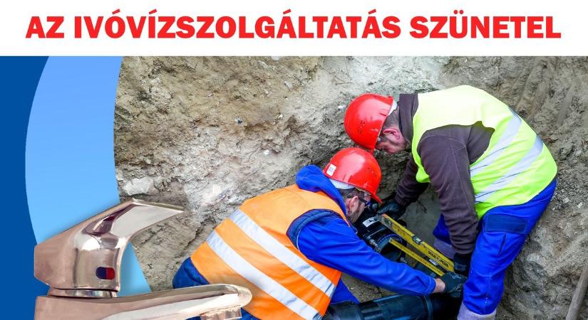 Szünetel az ivóvízellátás Ikrényben