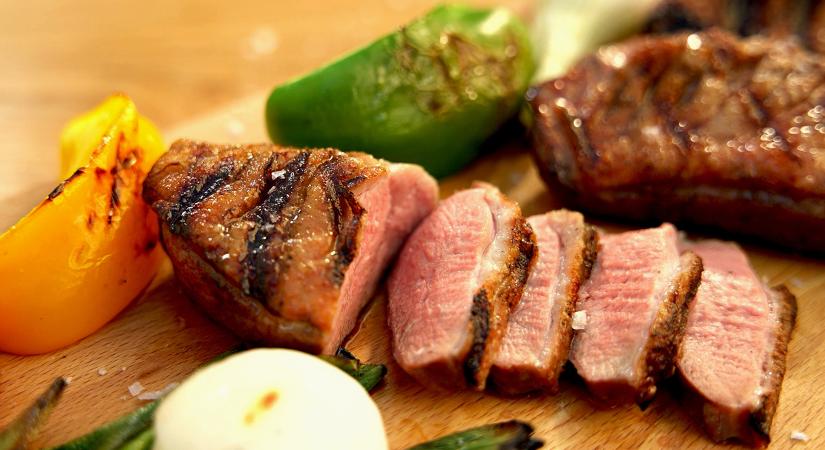 Rosé kacsamell grillen