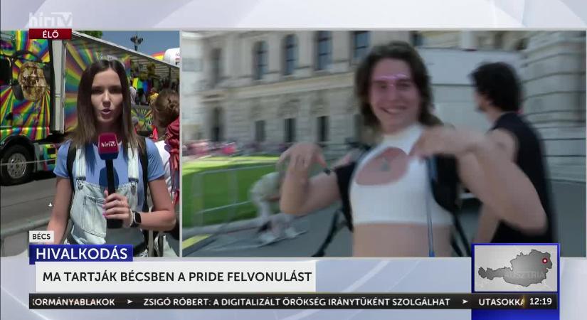 Ma tartják Bécsben a Pride felvonulást  videó