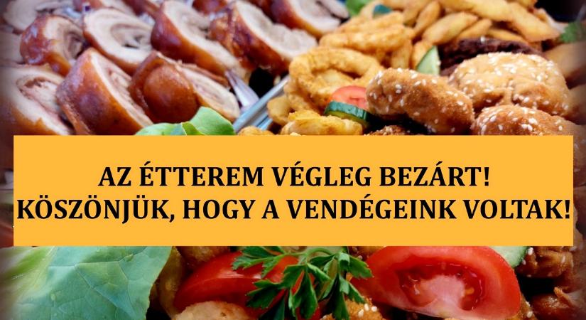 Vége: váratlanul bezárt az egyik népszerű pécsi étterem