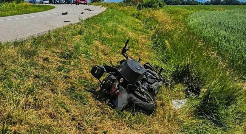 SÚLYOS motorbaleset, a helyszínre mentőhelikoptert riasztottak
