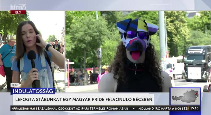 Lefogta a stábunkat egy magyar pride felvonuló Bécsben  videó