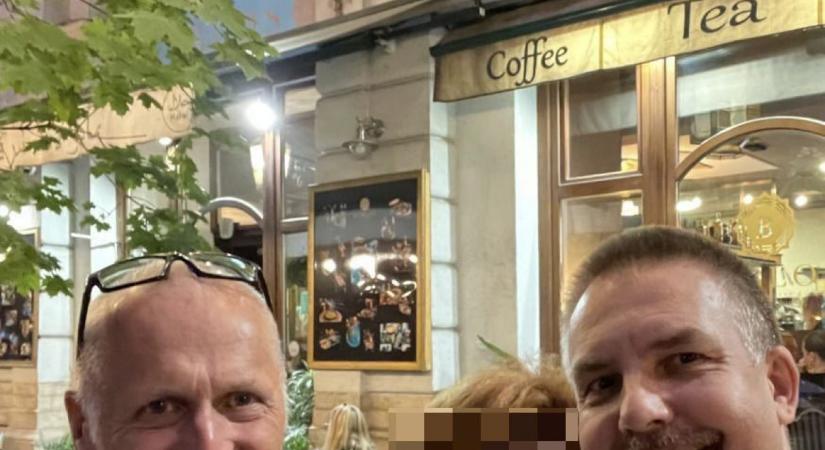 Itt van Georg Spöttle és az orosz ügynök közös fotója