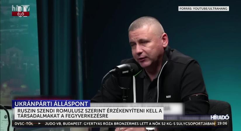 Érzékenyíteni kell a társadalmakat a fegyverkezési verseny és a háború támogatására - erről beszélt Ruszin Szendi Romulusz  videó
