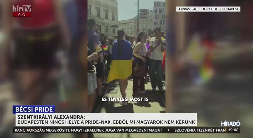 Szentkirályi Alexandra: A Pride-nak Budapesten nincs helye  videó