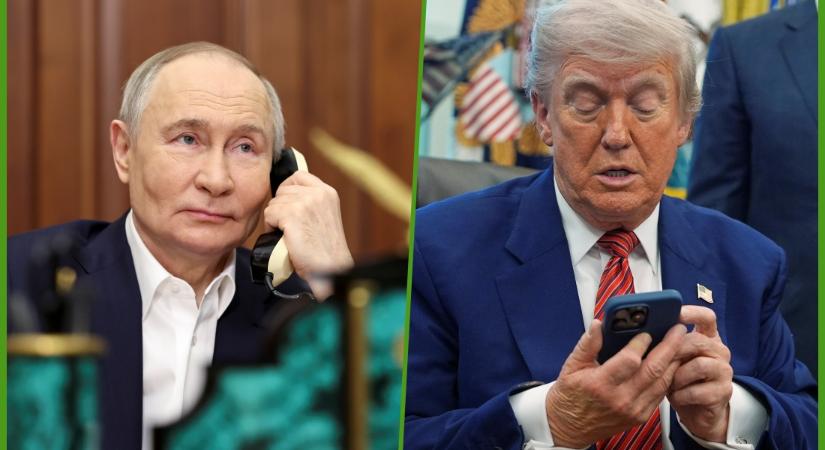 Trump és Putyin a Közel-Keletről és Ukrajnáról tárgyalt telefonon