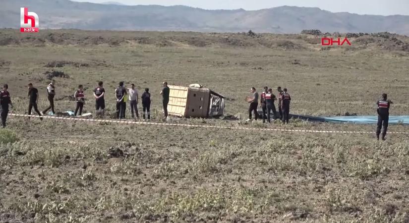 Turista tragédia: Halálos hőlégballon-baleset történt Törökországban