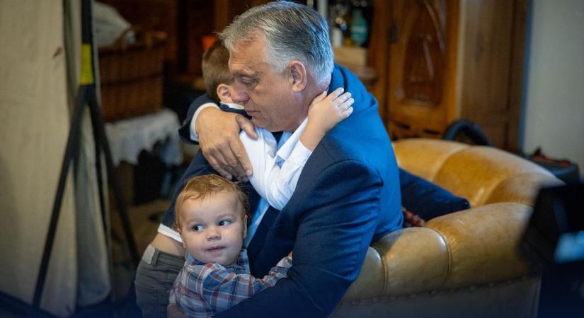 Apák napja alkalmából posztolt Orbán Viktor