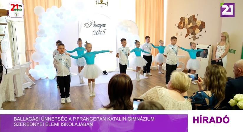 Ballagási ünnepség a P.Frangepán Katalin Gimnázium Szerednyei Elemi Iskolájában (videó)