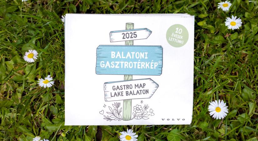 Tíz éves lett a Balatoni Gasztrotérkép