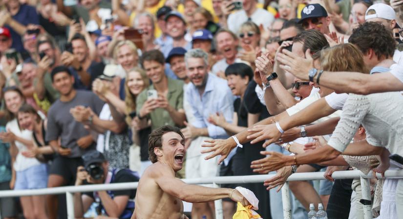Armand Duplantis bődületes világcsúccsal kedveskedett a hazai közönségnek