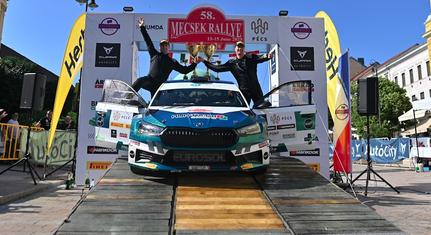 Az 58. Mecsek Rallye győztese a Német-Németh páros lett