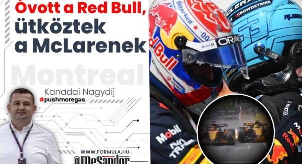 Videó: Óvott a Red Bull, ütköztek a McLarenek