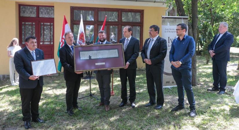 Ivánc keletkezéséről szóló, 14. századi oklevelet kaptak