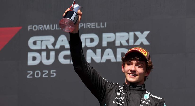 Meglett Antonelli első dobogója: „Oscar közeledett, én pedig csak számoltam a köröket”