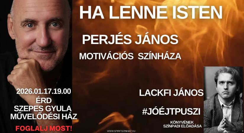 Ha lenne Isten /Lackfi János #jóéjtpuszi c. verseiből, Érd, 2026.01.17.