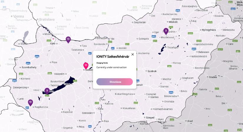 A Balaton felé is erősít az Ionity