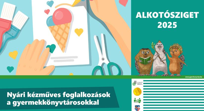 Alkotósziget 2025 – Nyári kézműves foglalkozások