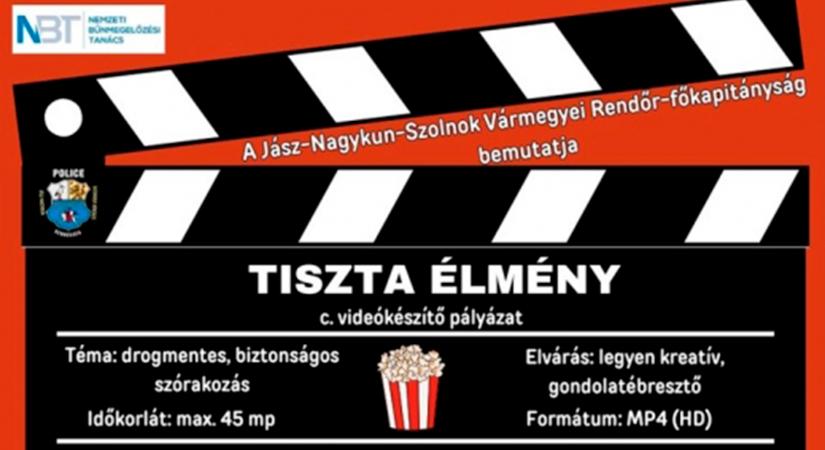 TISZTA élmény – VIDEÓPÁLYÁZAT DIÁKOKNAK