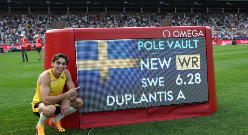 Duplantis újabb világcsúcsot ugrott, de soha nem lesz a rekorderek rekordere
