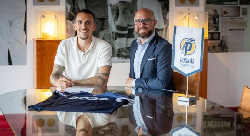 Az NB II gólkirálya nem volt elég, újabb csatárt igazolt a Puskás Akadémia