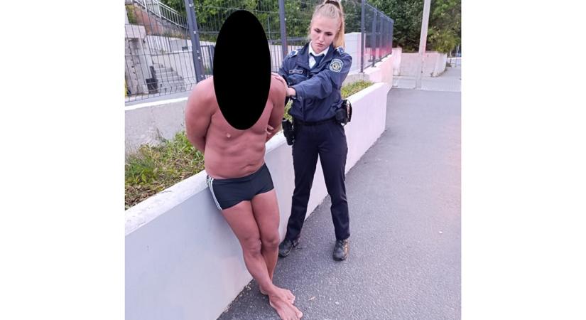 Meztelenül vezetett, majd megharapott egy rendőrnőt egy férfi Budaörsön