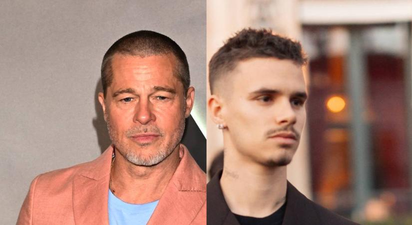 David Beckham fia szakítása után újra utcára lépett, Brad Pitt furcsa szerelésben frizbizett