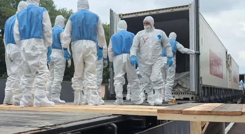 Ukrajna újabb 1245 elesett ukrán katona és civil holttestét kapta vissza Oroszországtól