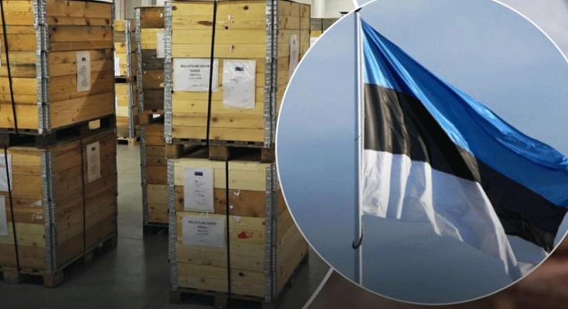 Észtország újabb lőszerszállítmányt küldött Ukrajnának
