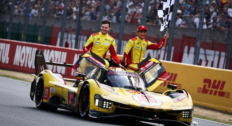 Robert Kubicával a volánnál a Ferrari nyerte a Le Mans-i 24 órás autóversenyt